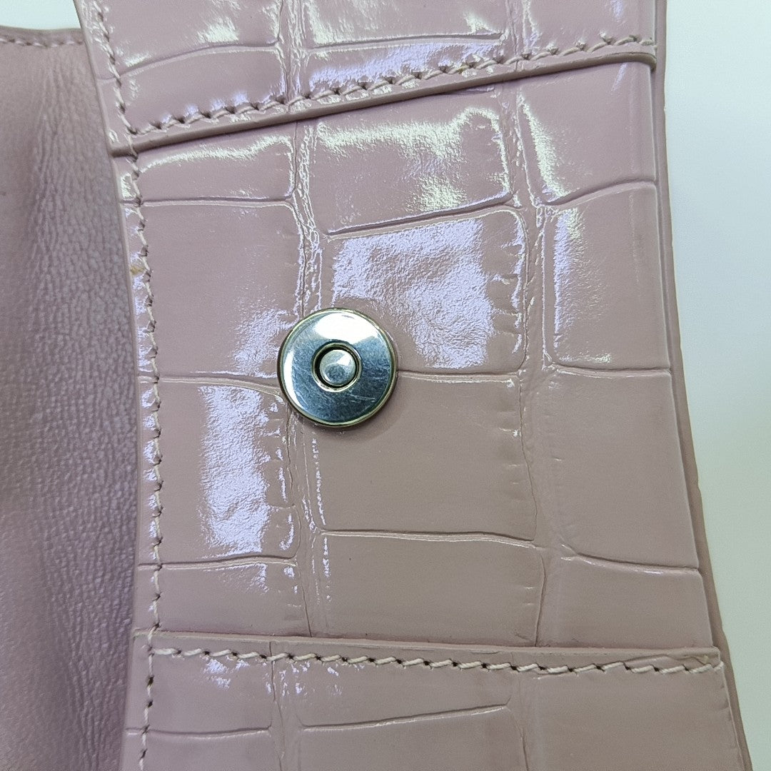 Hourglass Mini Calfskin Pink