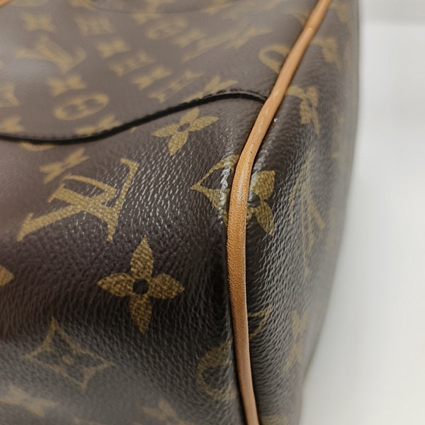 NICE BB Monogram Coated Canvas Brown