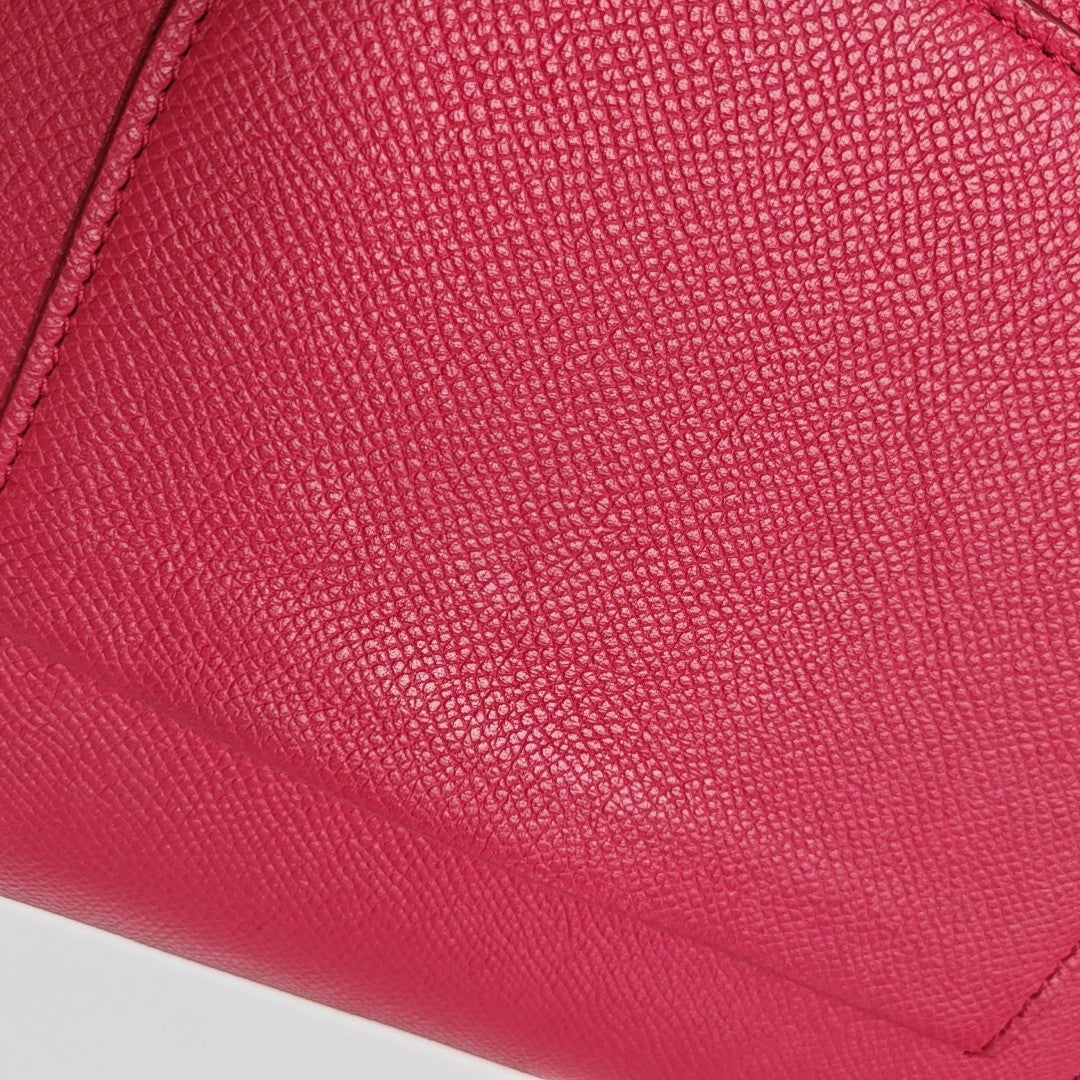 TROTTEUR Small Calfskin Red