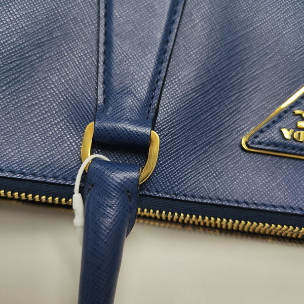 Galleria Extra Large Saffiano Calfskin Blue