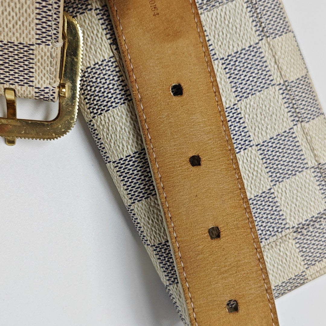 ROSALIE Damier Azur Coated Canvas Beige