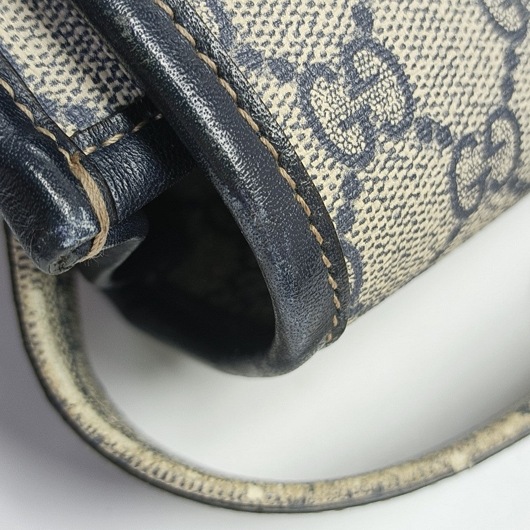 Monogram Coated Canvas Shoulder Bag Beige