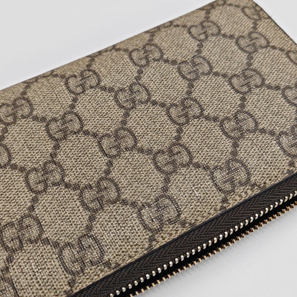 Monogram Coated Canvas Wallet Beige