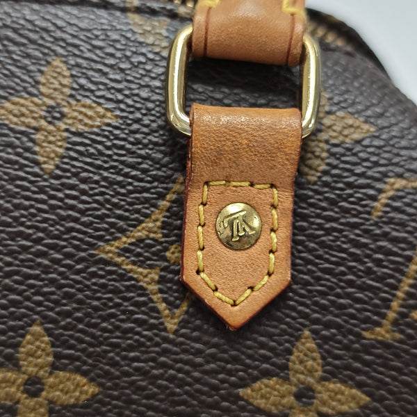 RIBERA Monogram Coated Canvas Brown