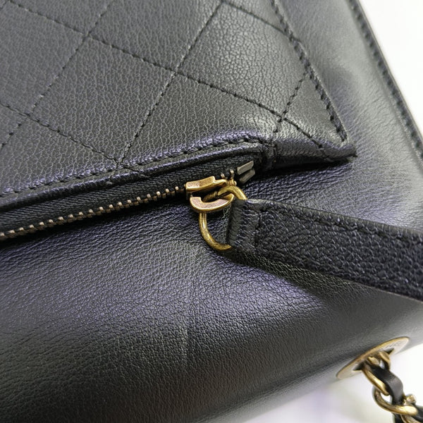Quilted Calfskin Black