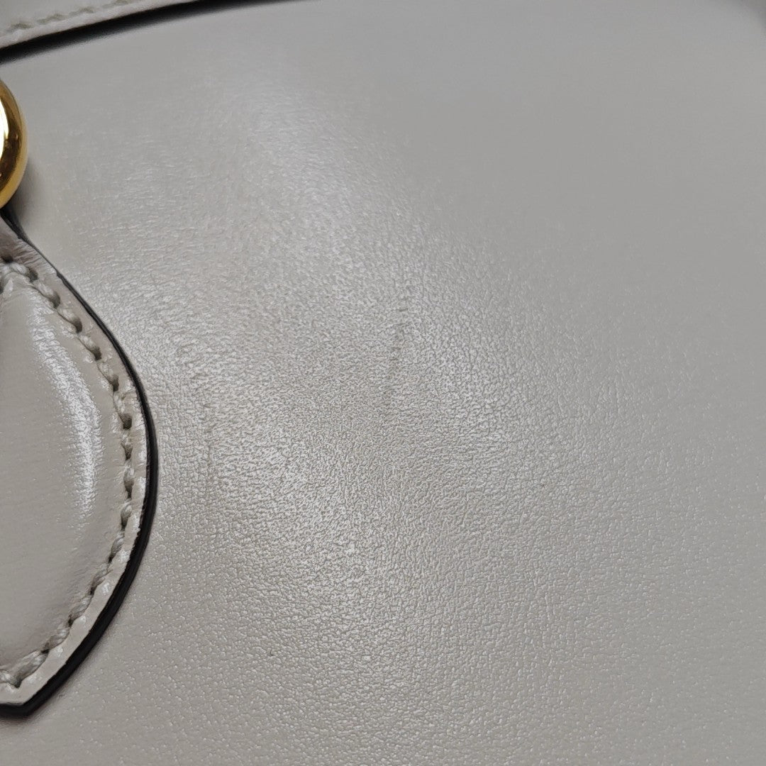 Horsebit 1955 Small Calfskin White