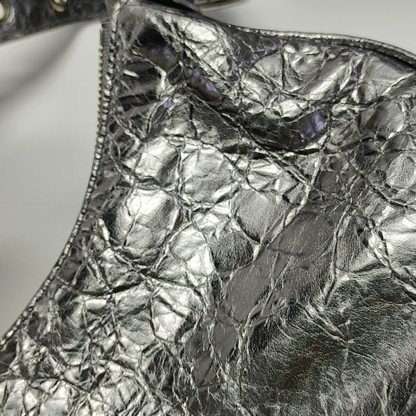 Le Cagole XS Lambskin Gray
