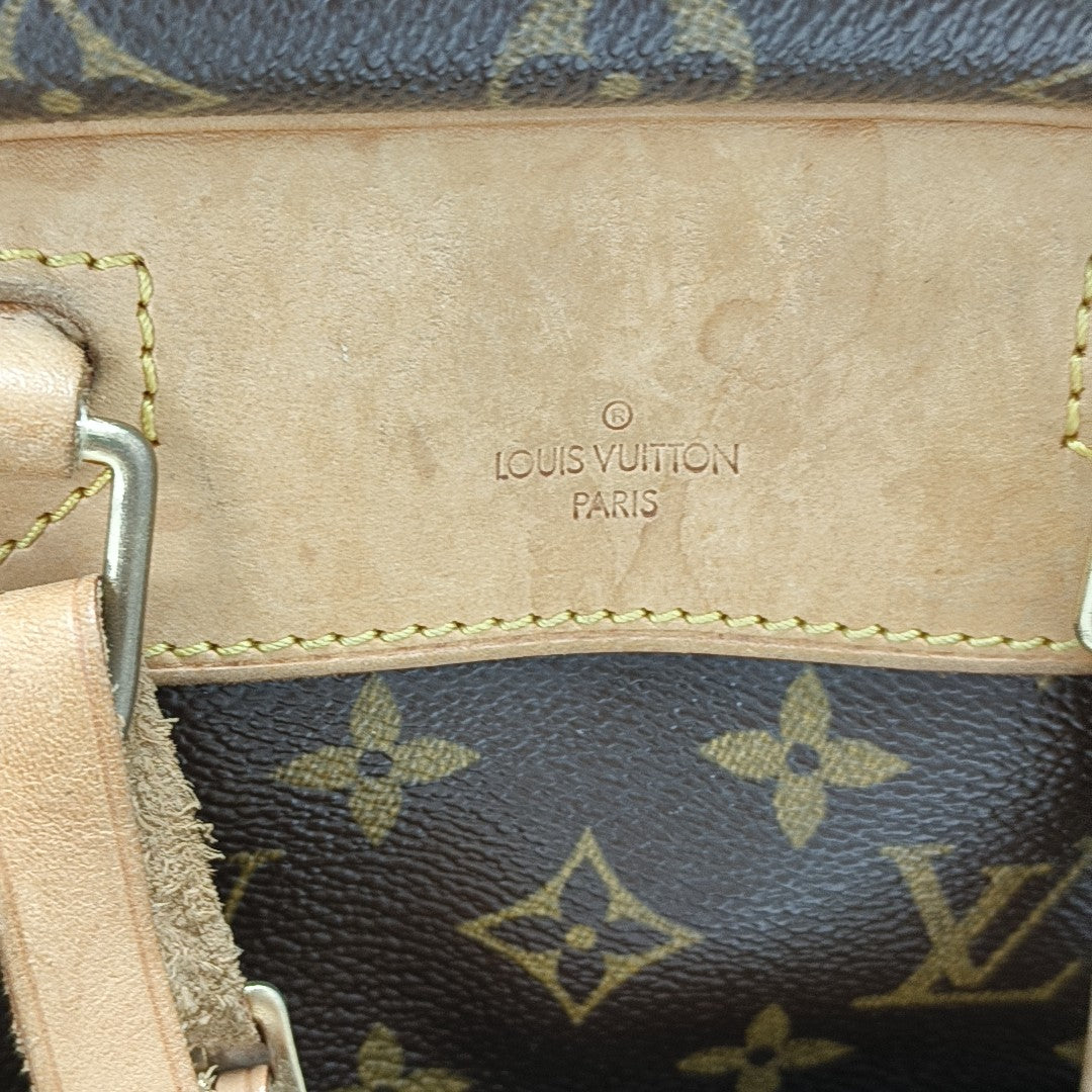 DEAUVILLE MM Monogram Coated Canvas Brown