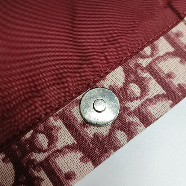 Oblique Coated Canvas Red