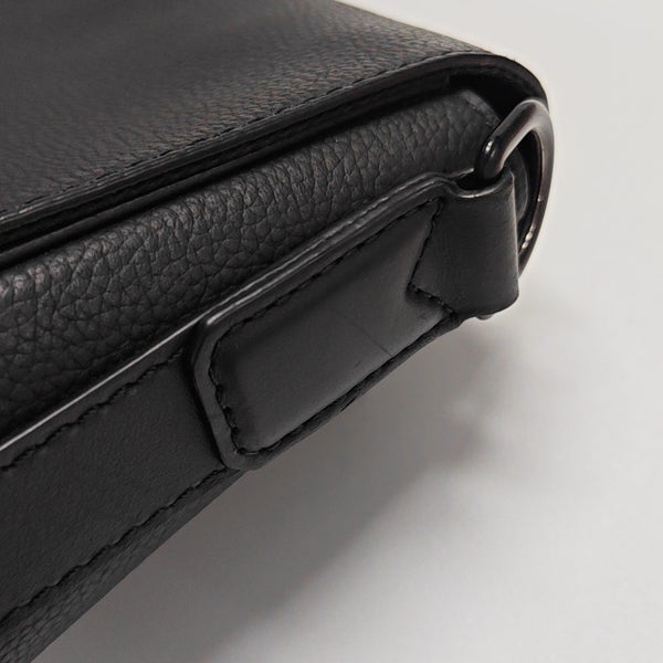 MESSENGER VOYAGE Calfskin Black