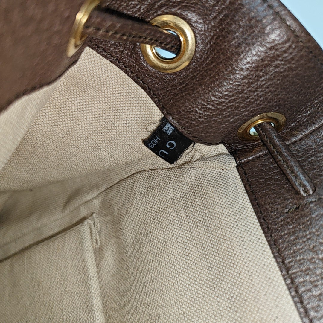Monogram Canvas Backpack Beige