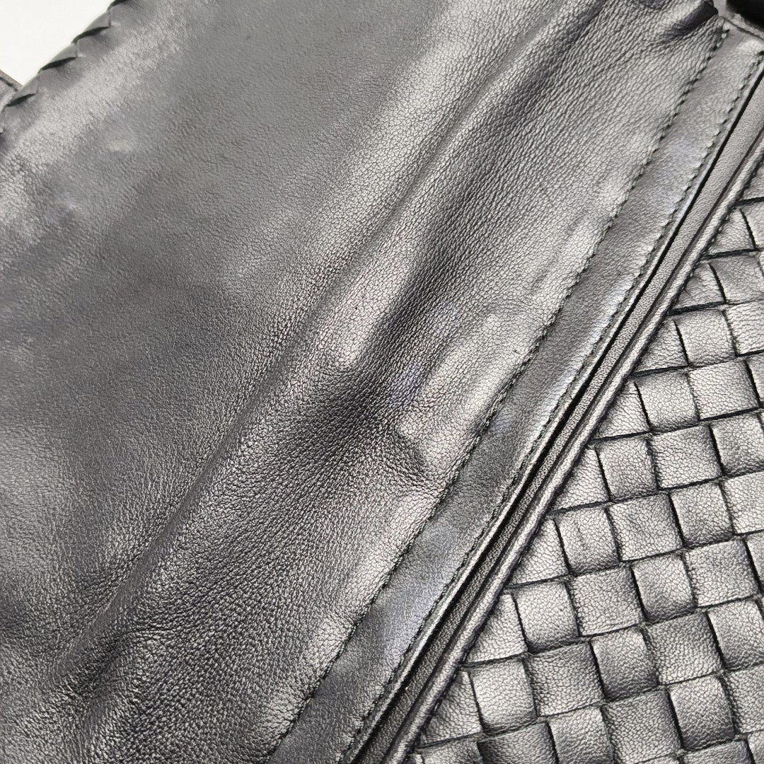 Calfskin Shoulder Bag Black