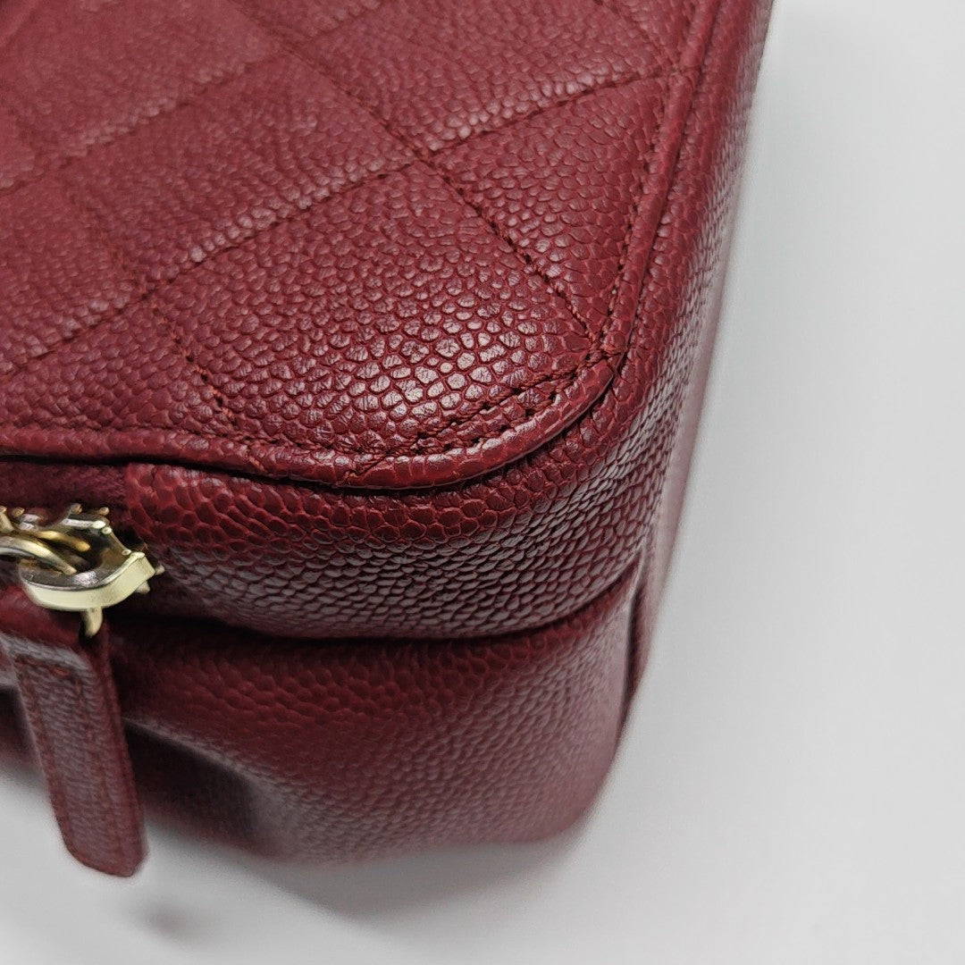 Grained Calfskin Red