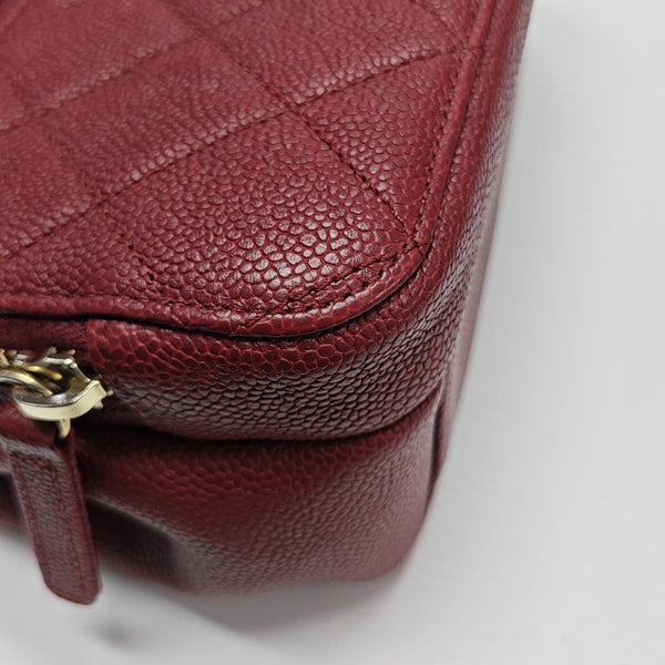 Grained Calfskin Red