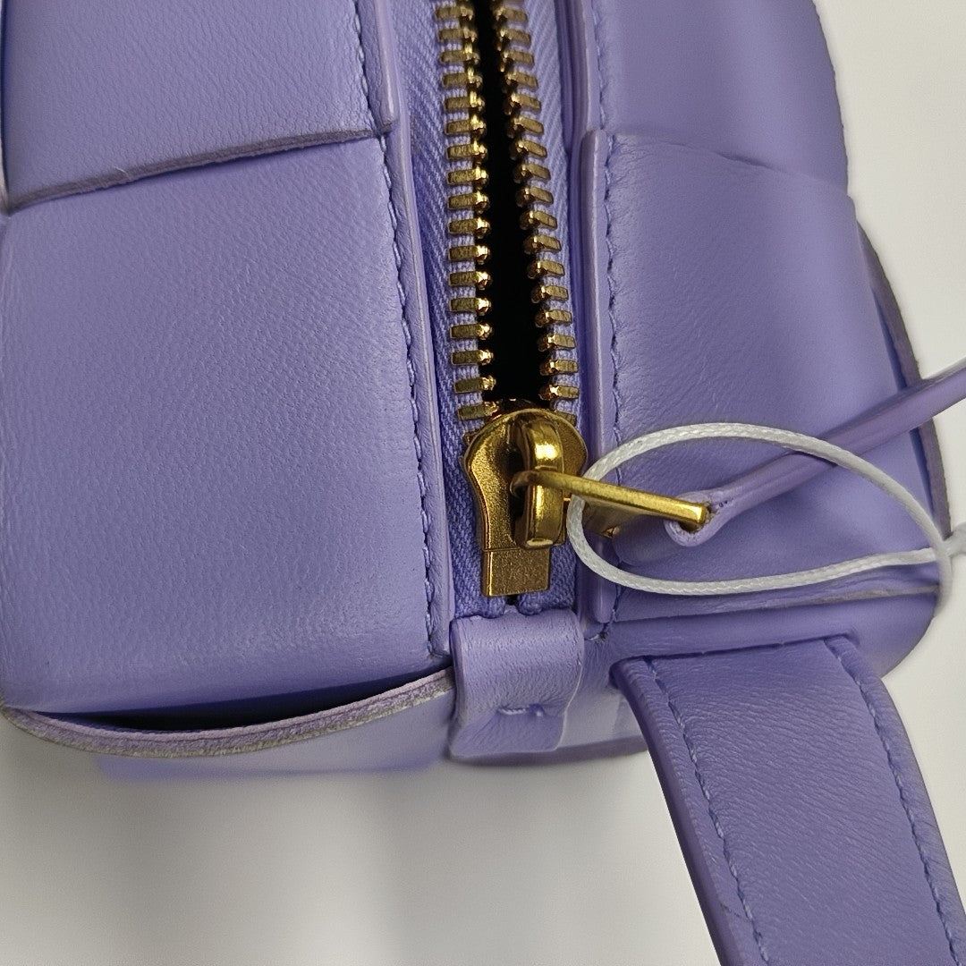 Intrecciato Small Lambskin Purple