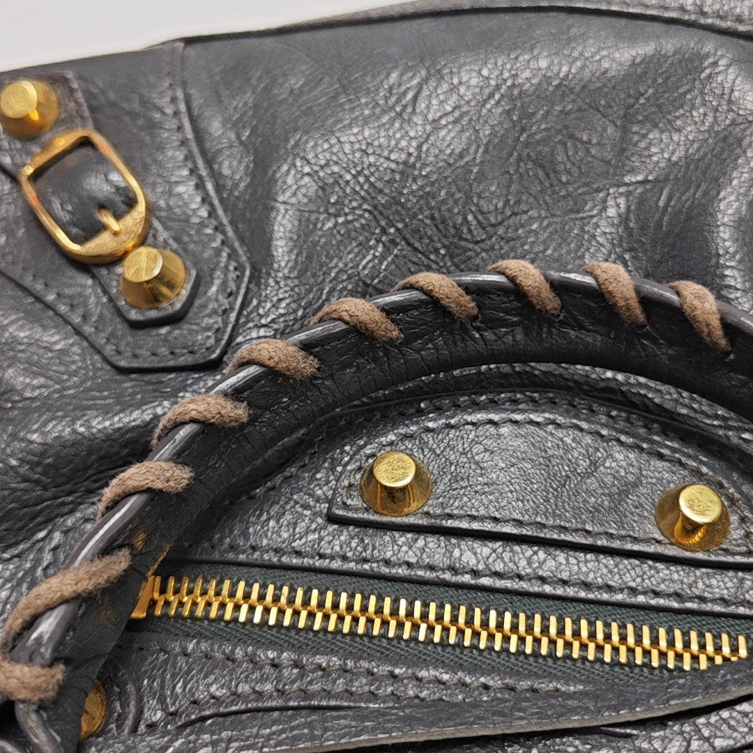 Classic City Mini Lambskin Gray