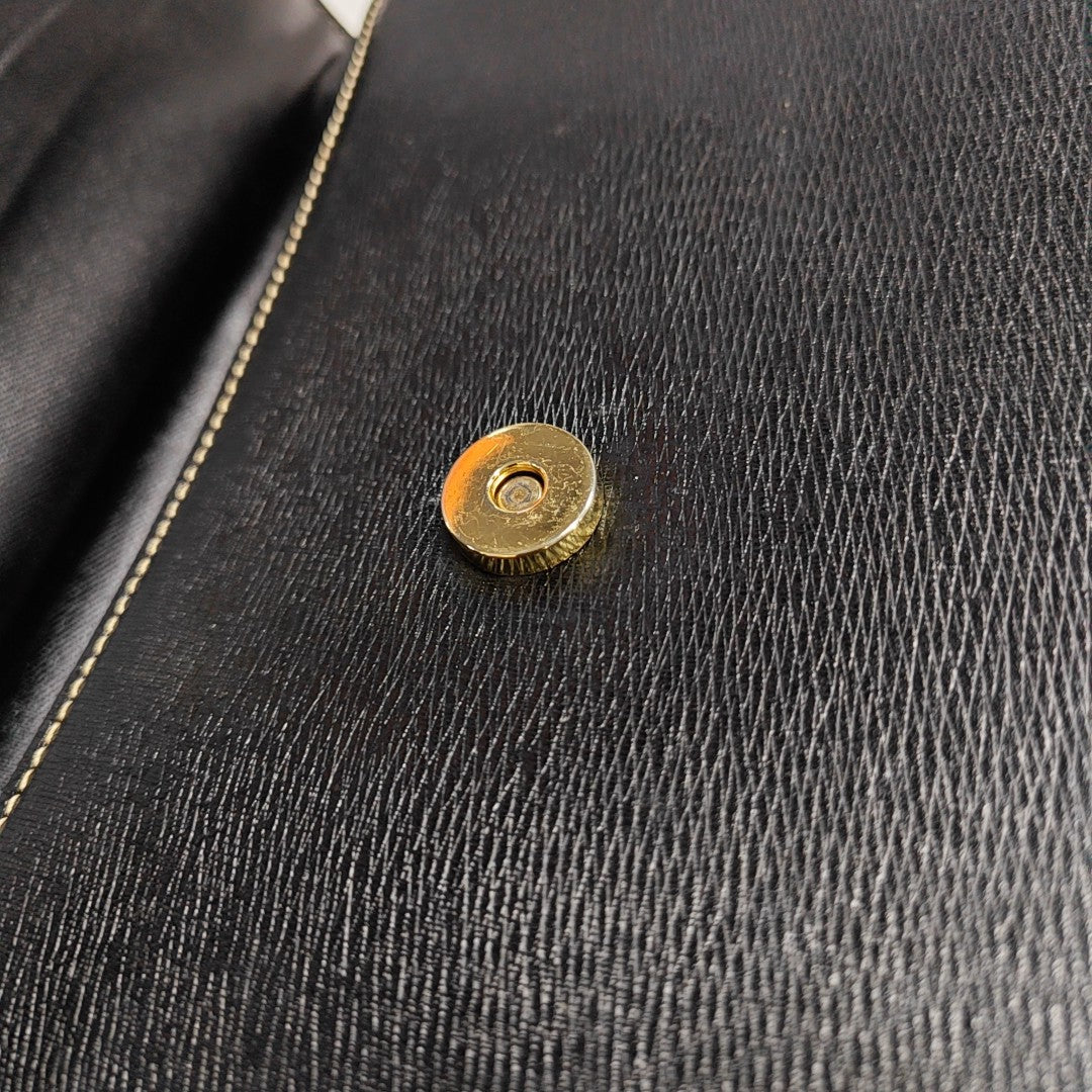 Calfskin Shoulder Bag Black
