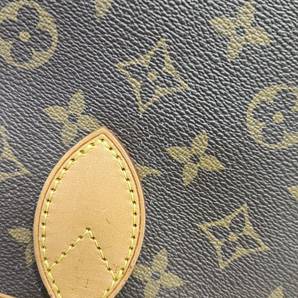 NEVERFULL GM Monogram Coated Canvas Brown
