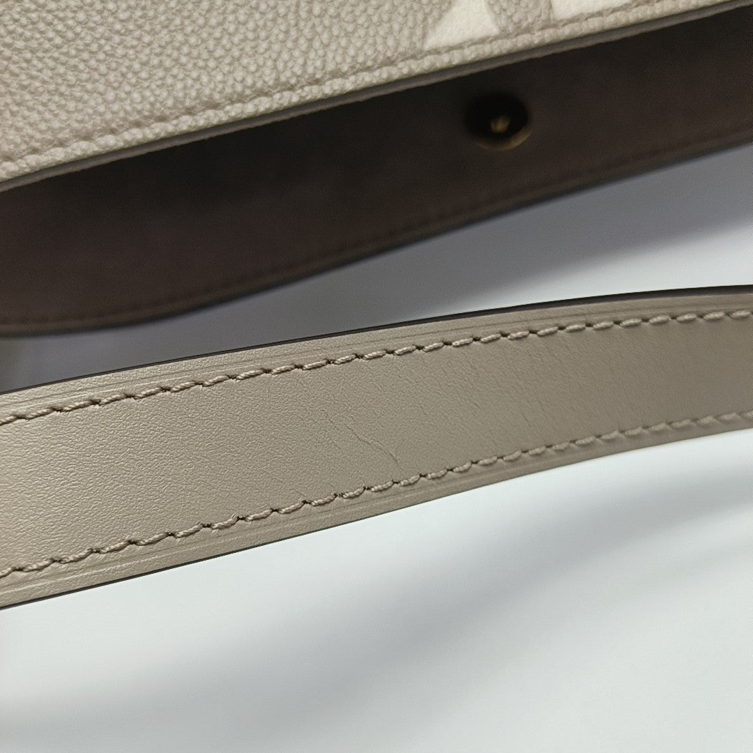 ALL IN BB Monogram Calfskin Gray