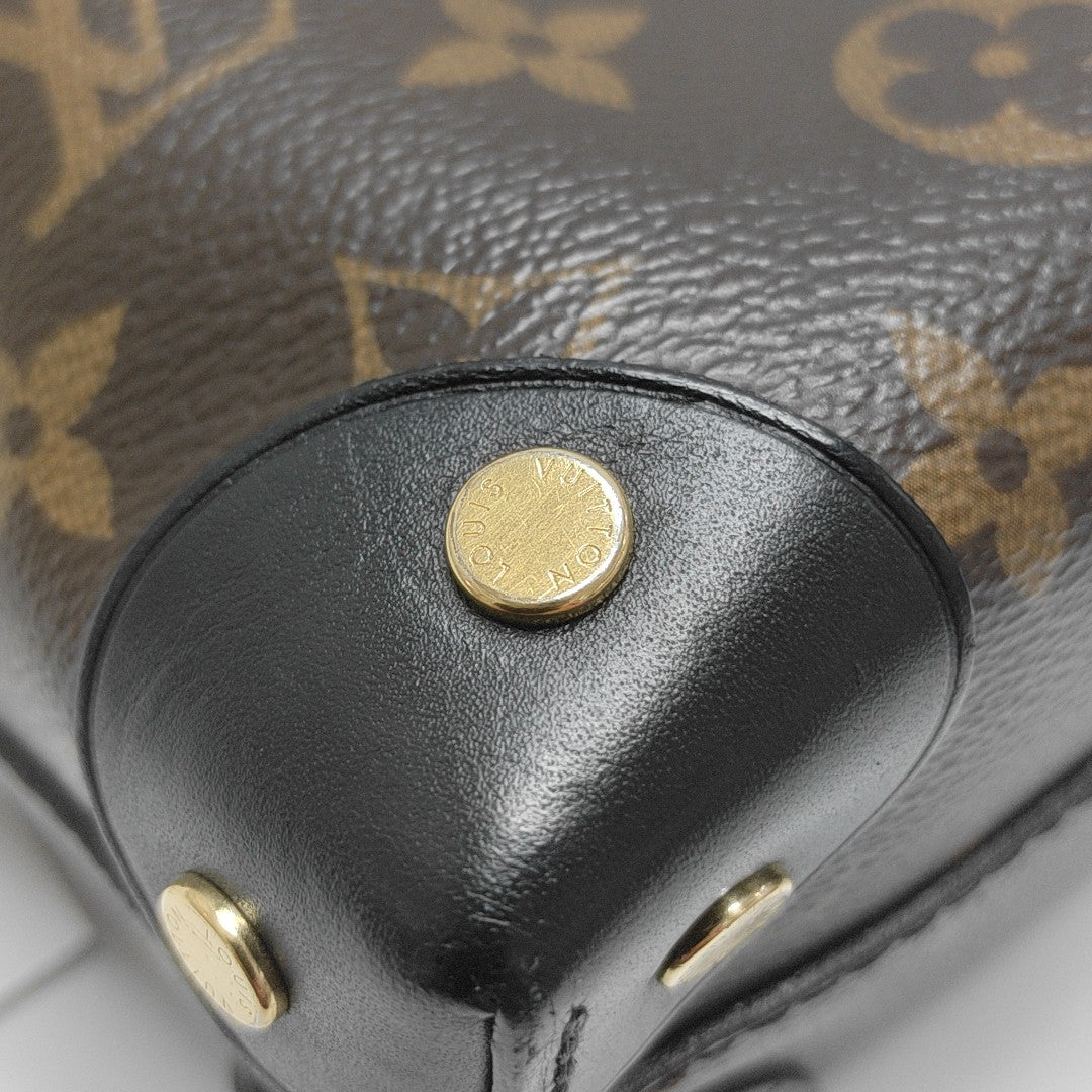 PETITE MALLE Monogram Coated Canvas Brown