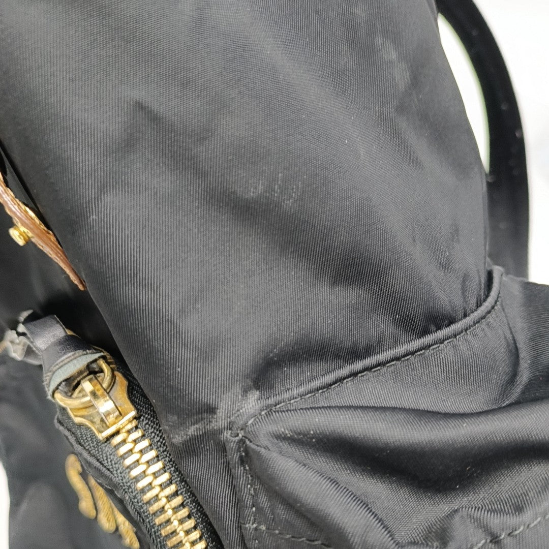 The Rucksack Medium Nylon Black