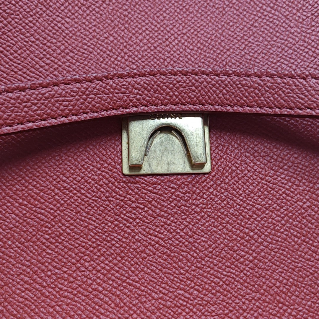 BELT Micro Calfskin Red