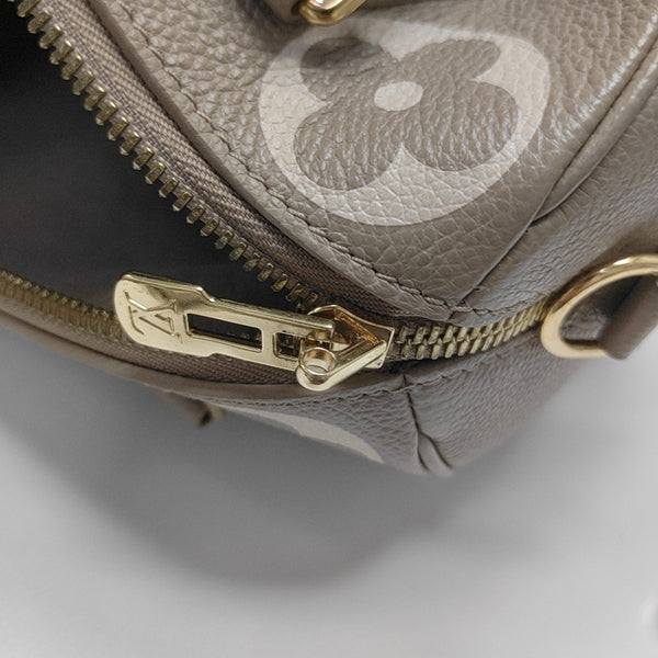 SPEEDY 20 Monogram Calfskin Gray