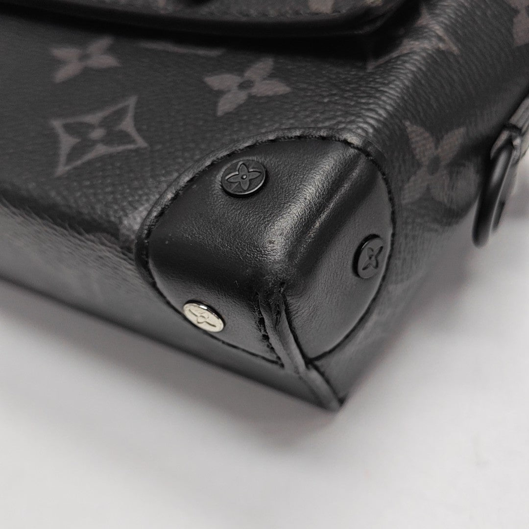 STEAMER Mini Monogram Coated Canvas Black