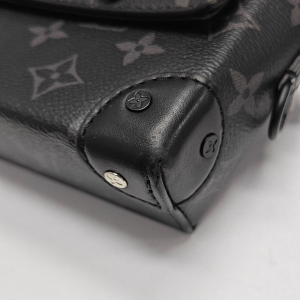 STEAMER Mini Monogram Coated Canvas Black