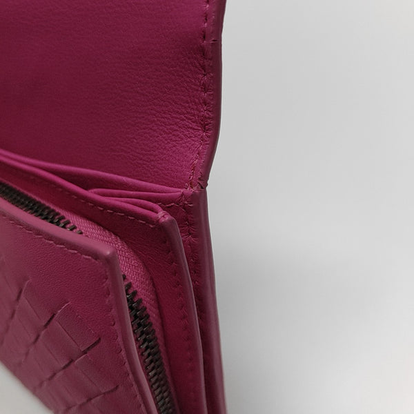 Lambskin Wallet Red