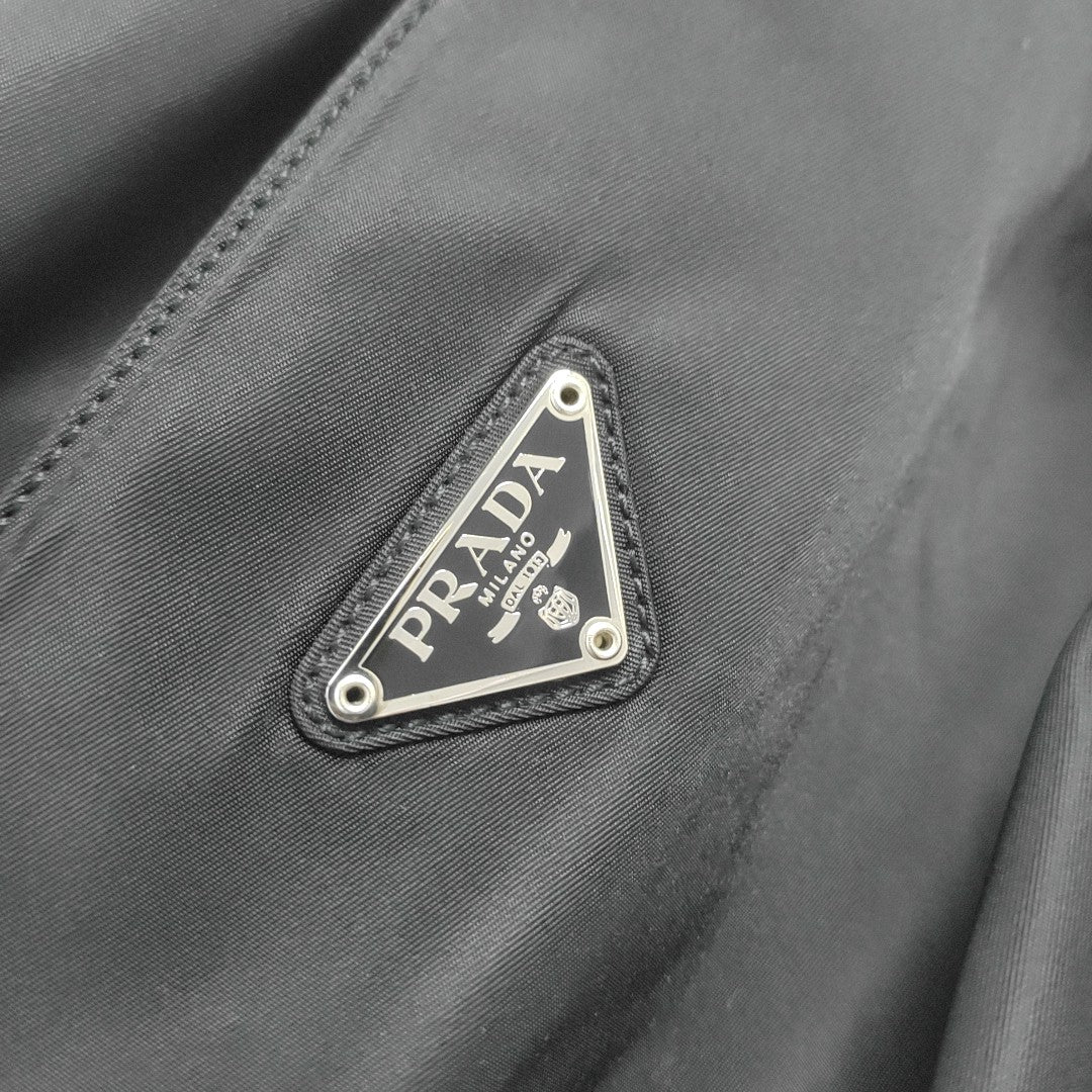 Nylon Shoulder Bag Black