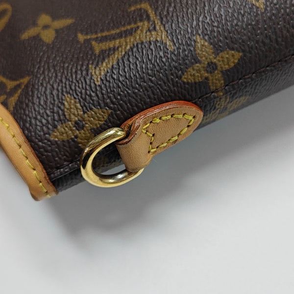 FOLD ME Monogram Coated Canvas Brown