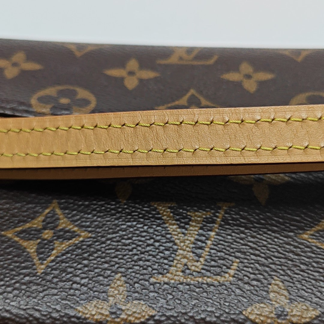 IVY Monogram Coated Canvas Brown