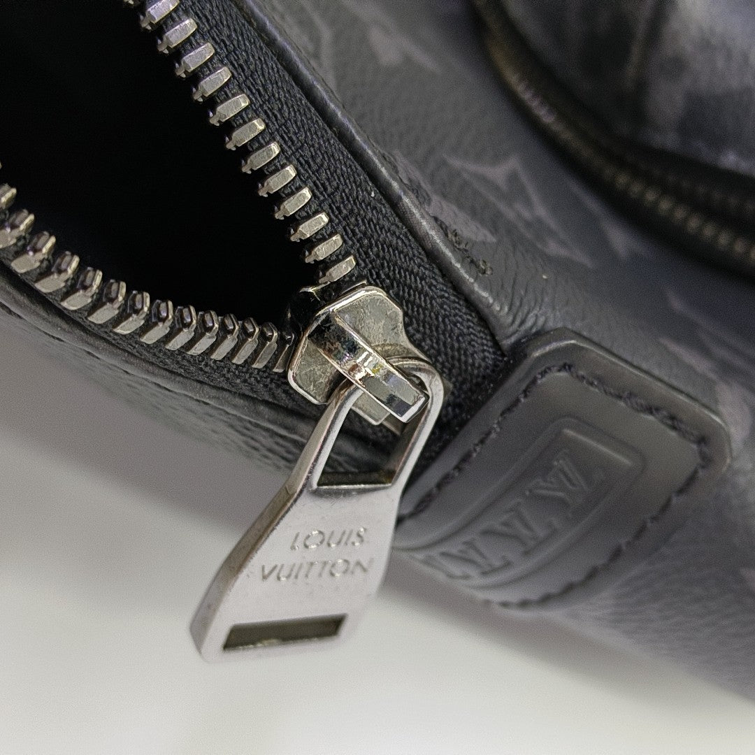 DISCOVERY Monogram Coated Canvas Gray