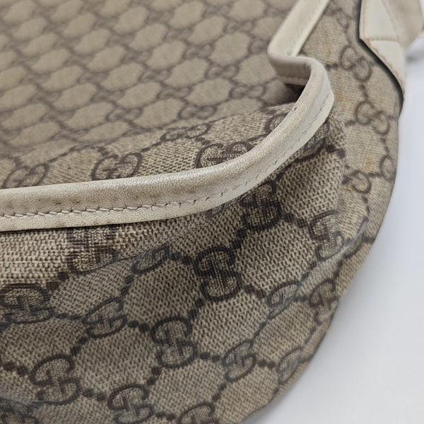 GG Supreme Monogram Coated Canvas Beige