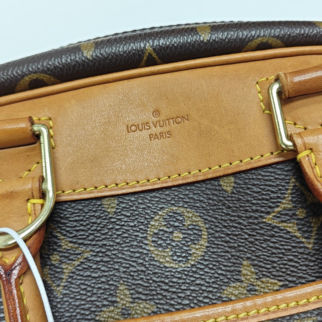 DEAUVILLE Monogram Coated Canvas Brown