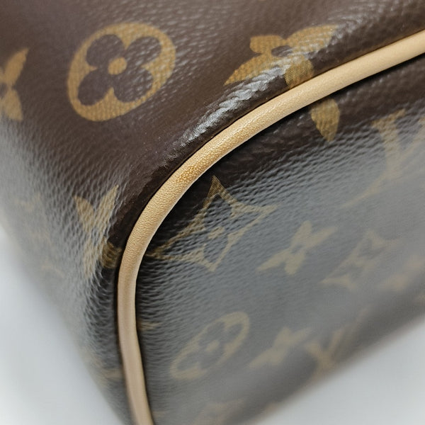 NICE Mini Monogram Coated Canvas Brown
