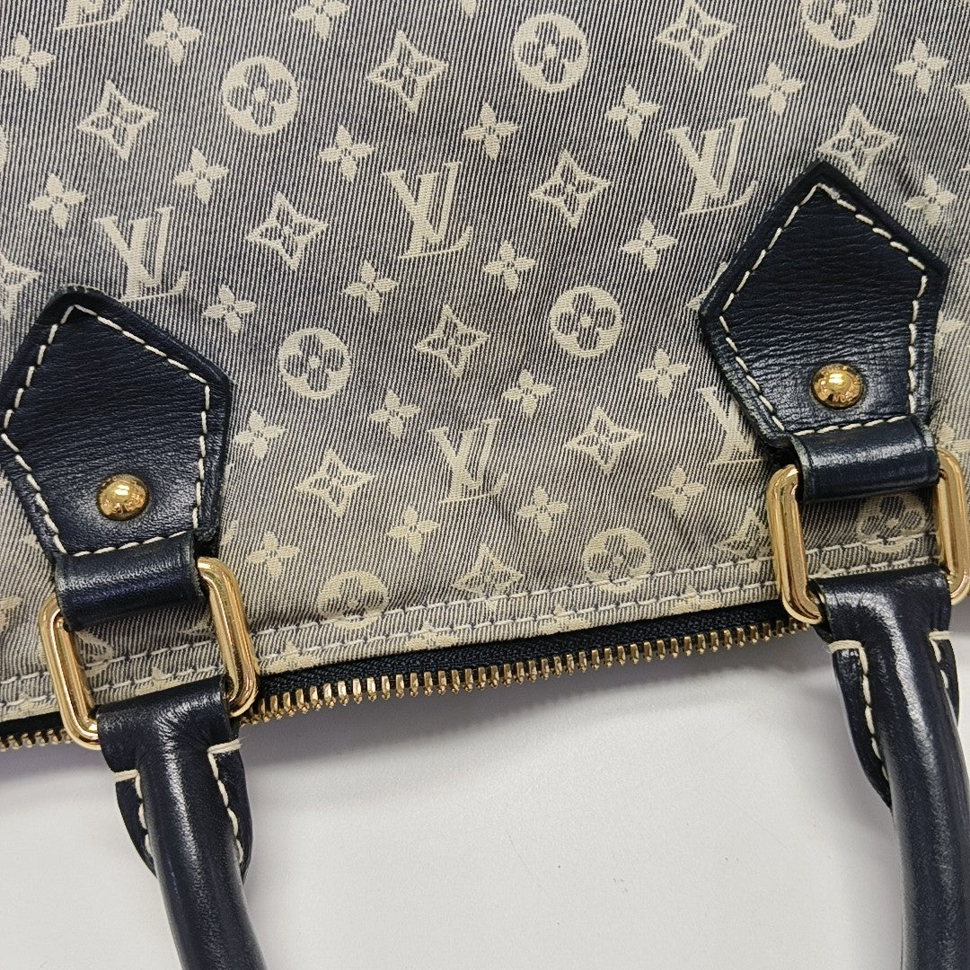 SPEEDY 30 Monogram Canvas Blue