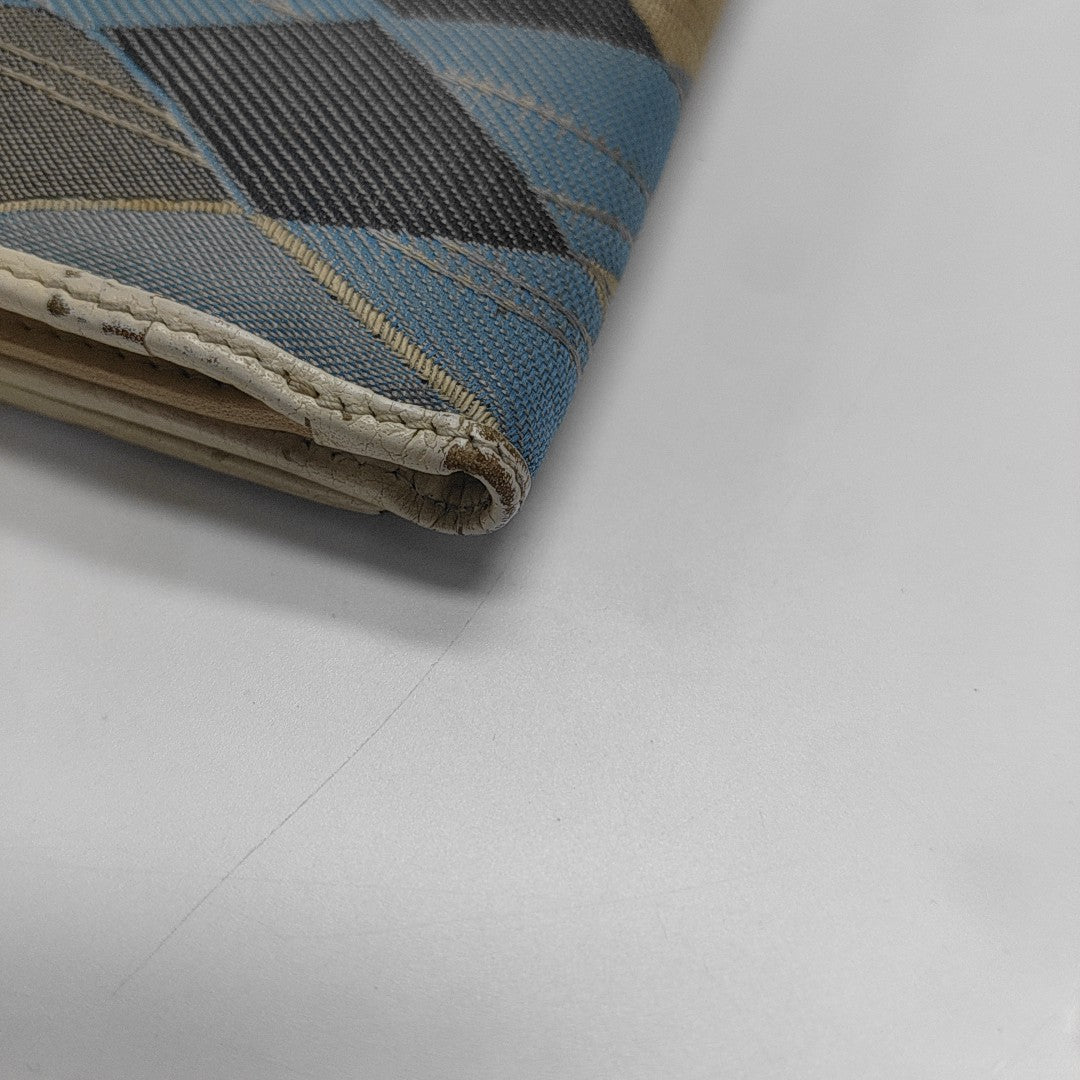 Fabric Wallet Blue