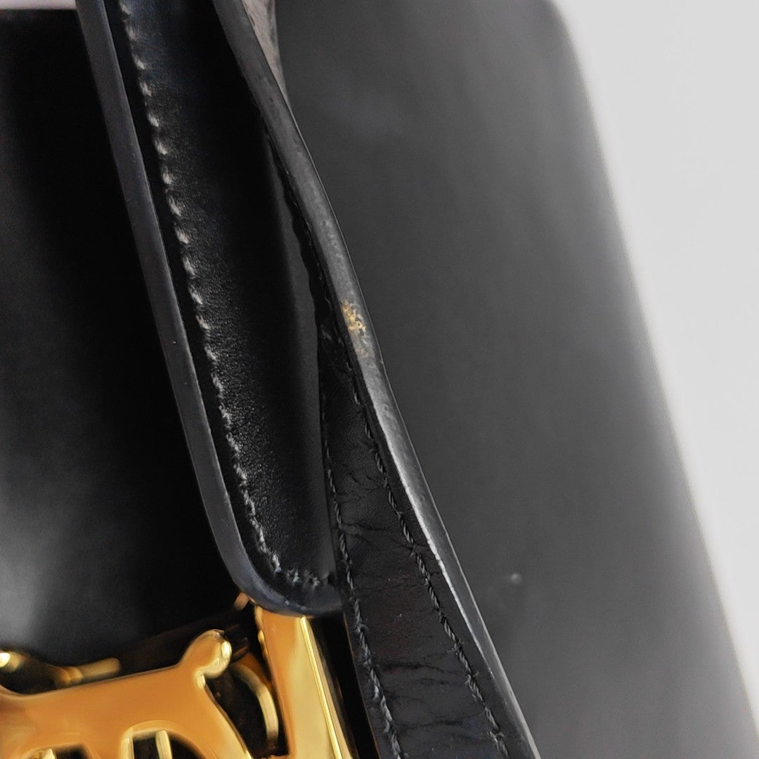 TB Small Calfskin Black