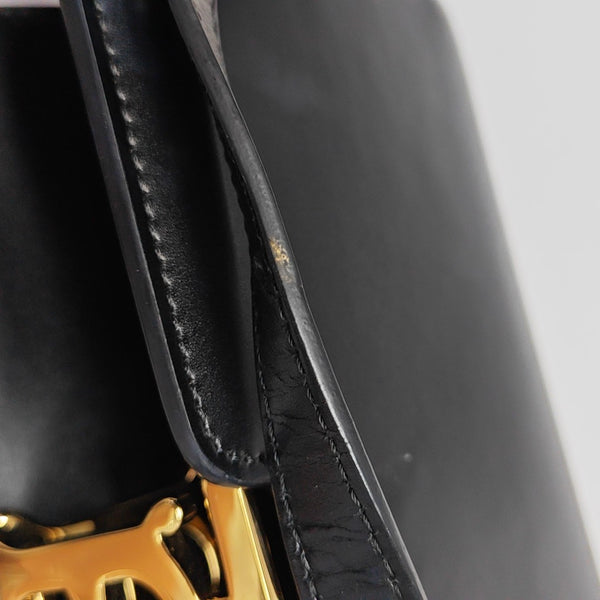 TB Small Calfskin Black