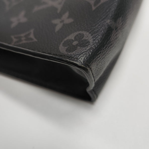 Pochette Voyag MM Monogram Coated Canvas Black