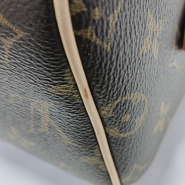 SPEEDY 20 Monogram Coated Canvas Brown