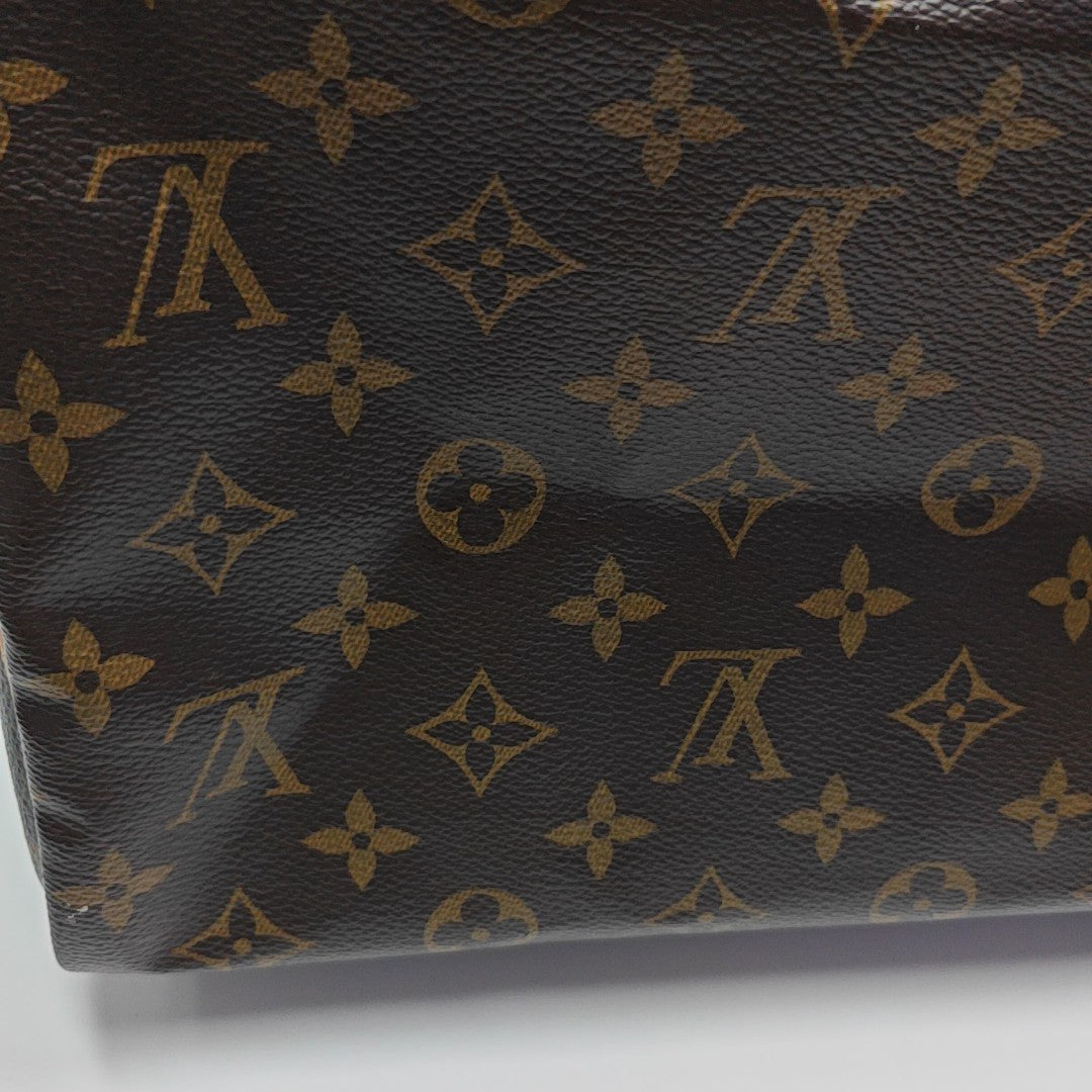 SPEEDY 30 Monogram Coated Canvas Brown