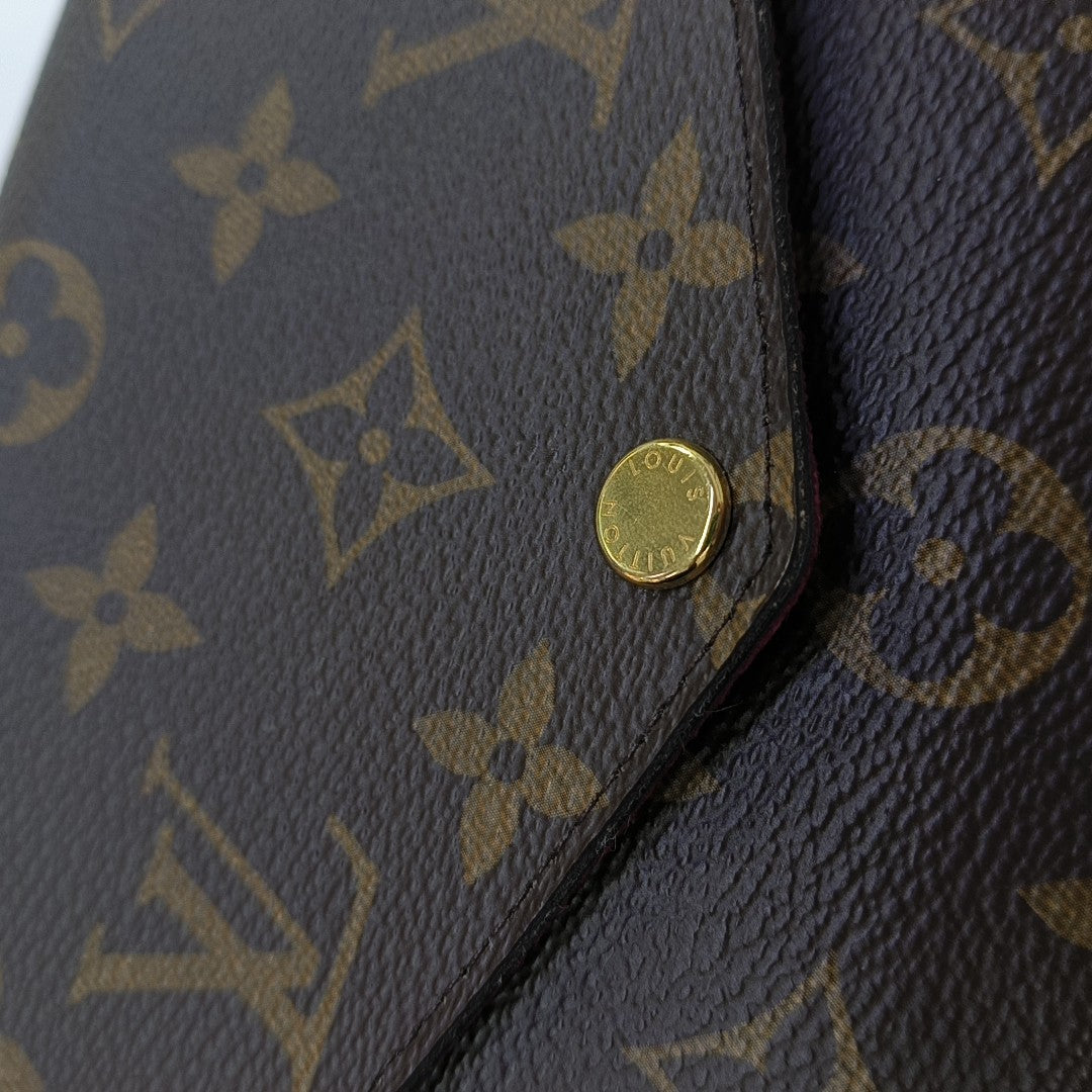 FÉLICIE Monogram Coated Canvas Brown