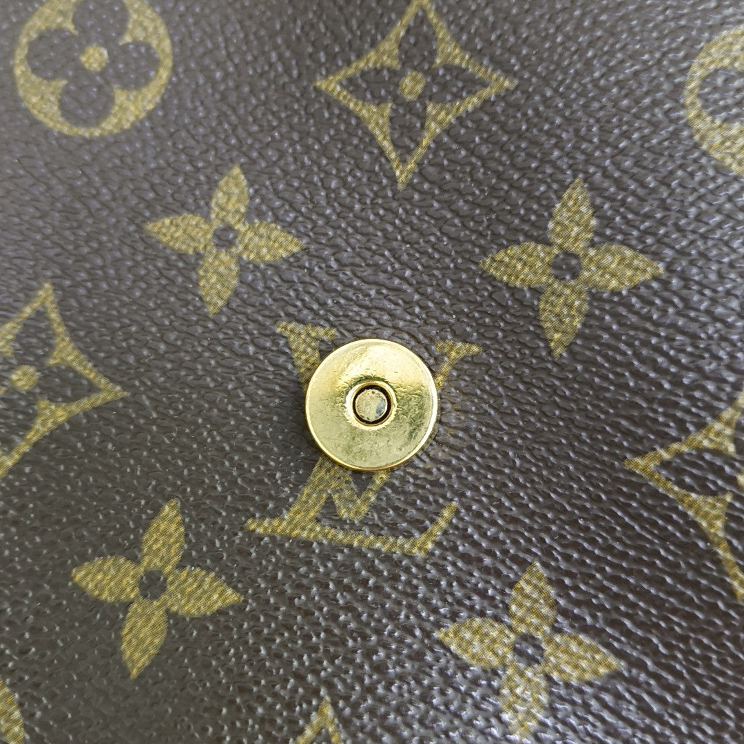 MUSETTE TANGO Monogram Coated Canvas Brown