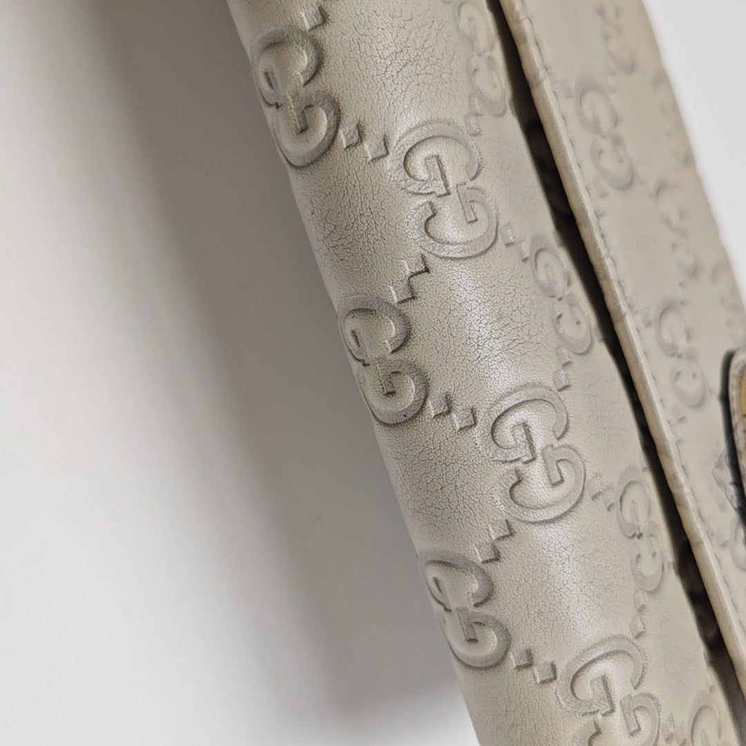 Lovely Monogram Calfskin White Wallet