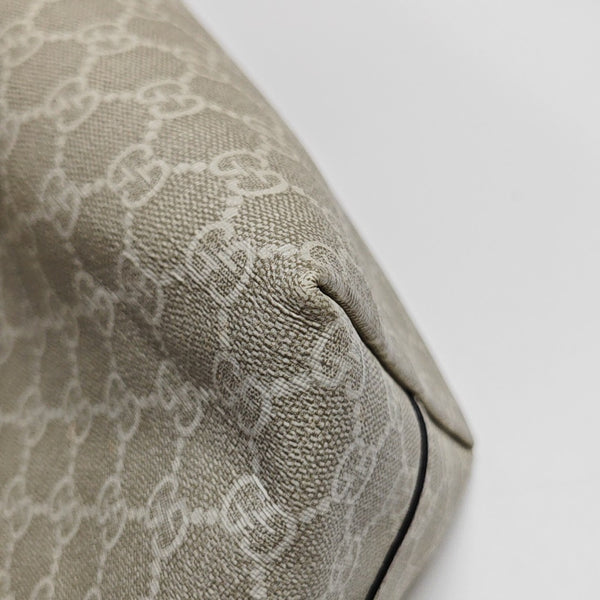 Ophidia Medium Monogram Coated Canvas Beige