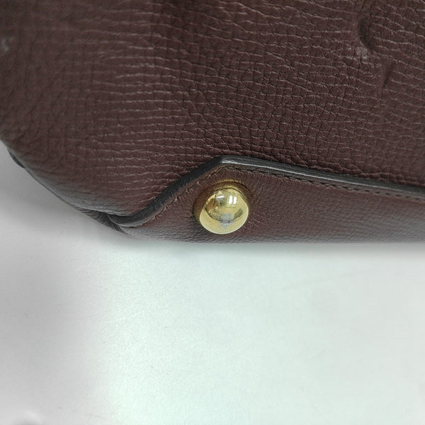 The Banner Medium Calfskin Red