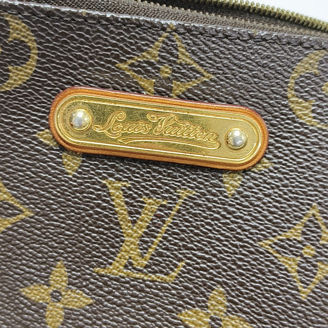 EVA Monogram Coated Canvas Brown
